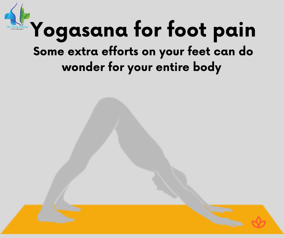 Yogasana for foot pain - Dr. Parth Parekh