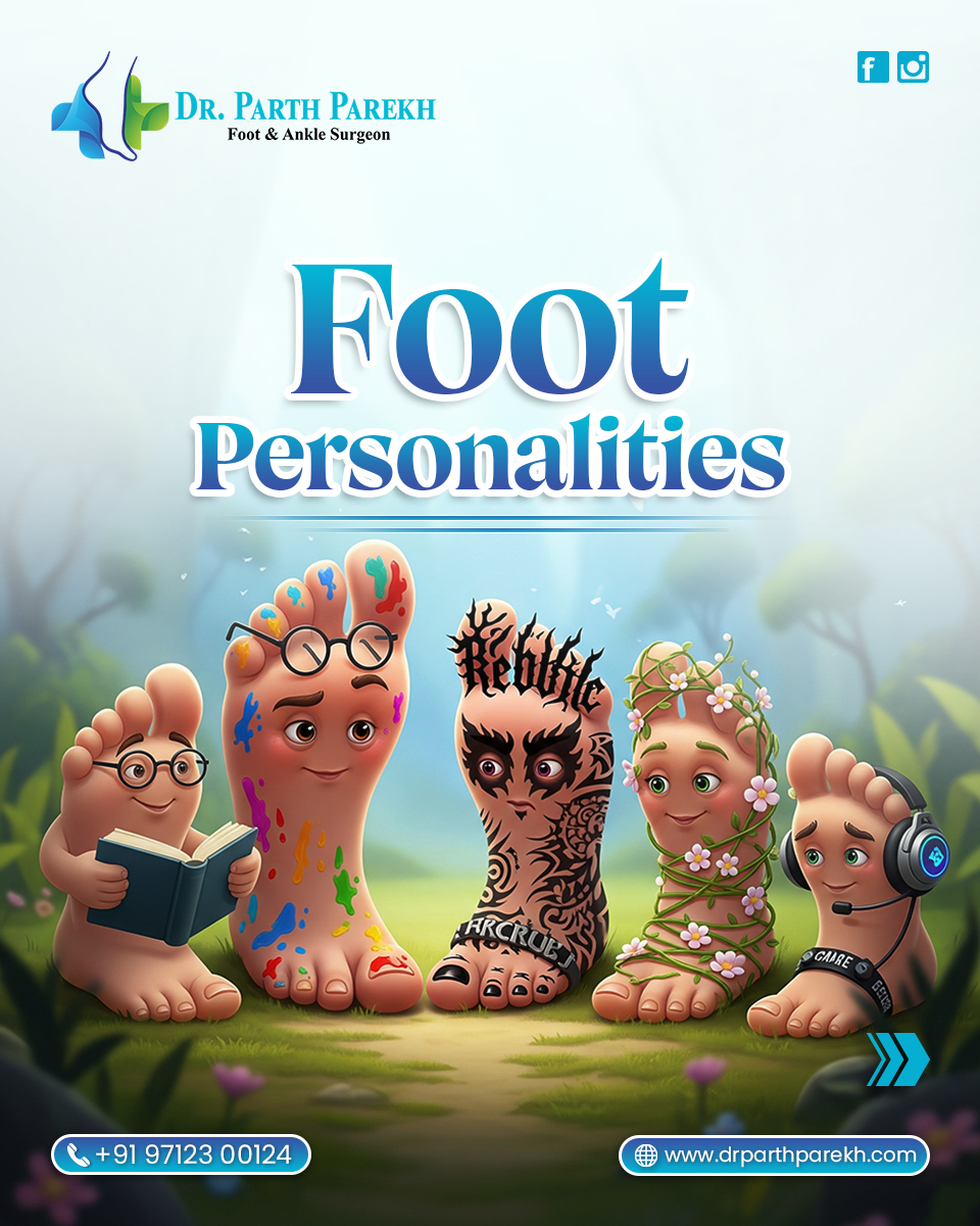 Your feet have their own personality. Which one is yours today?
